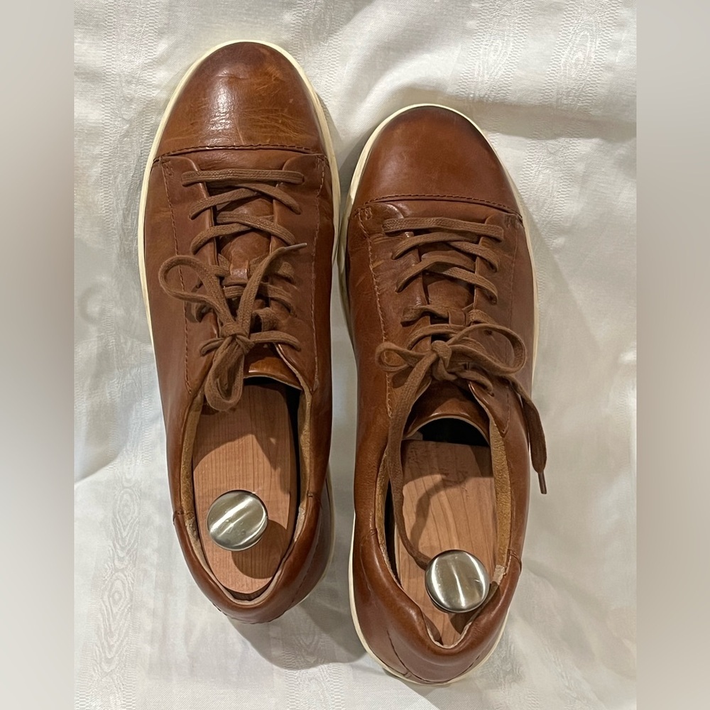 Born Tan Leather LACE UP ALLEGHENY SNEAKERS men SIZE 11 M